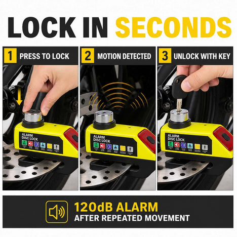 Velocko Alarm Disc Lock