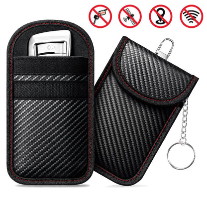 Car key signal blocking pouch