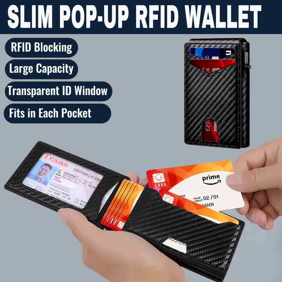 Slim Pop-Up RFID  Wallet for Men