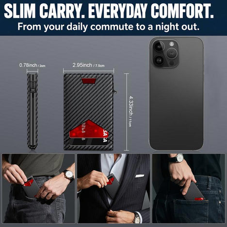 Slim Pop-Up RFID  Wallet for Men