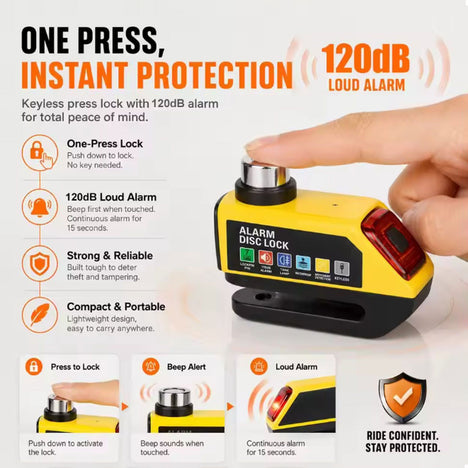 Velocko Alarm Disc Lock