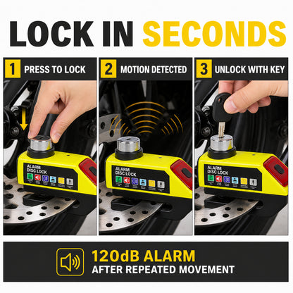 120dB Alarm Disc Brake Lock