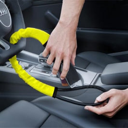 Wrap around the steering wheel